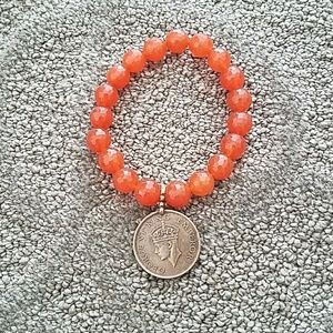 Orange Gemstone Bracelet